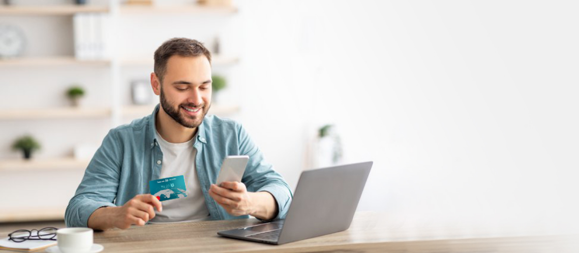 مع بطاقتكم <strong>Usurf</strong> من أمنية بنك