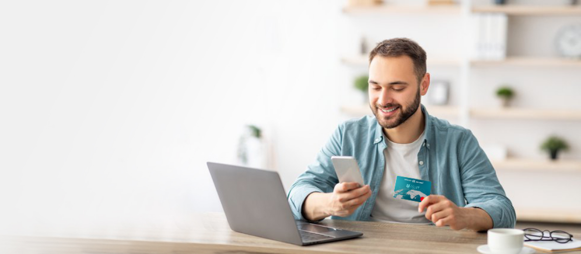 Avec la carte Usurf d'<strong>Umnia Bank</strong>